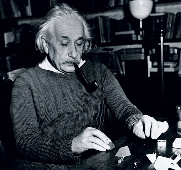 Albert Einstein at Princeton, USA, 4 February 1944.